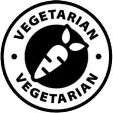 Cardioflush vegetarian-suitable formula badge