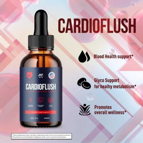 Cardioflush heart health benefits: circulation, blood-pressure and vascular support