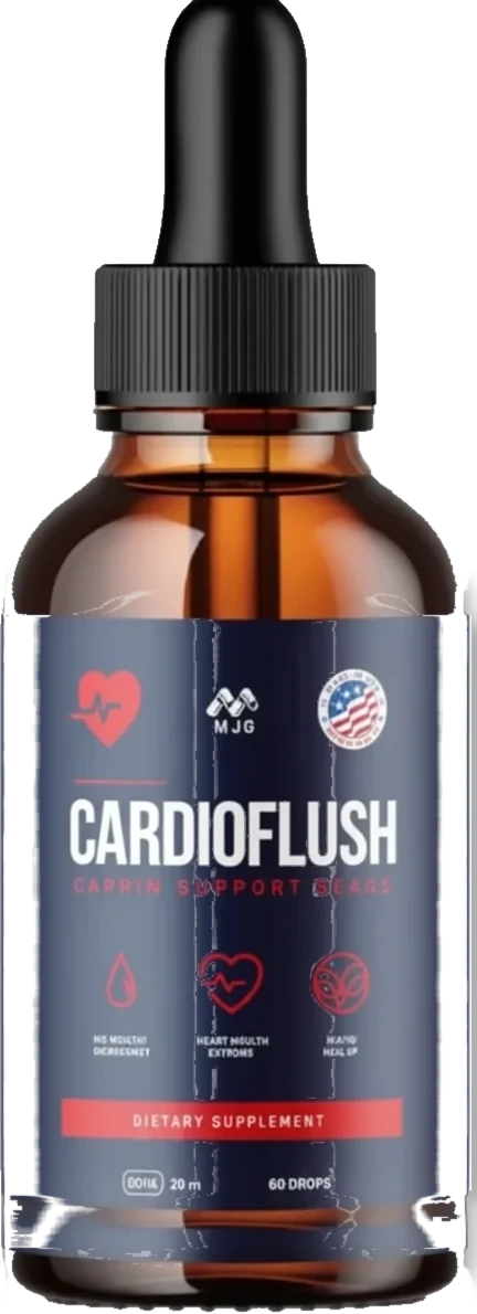 Cardioflush single bottle of heart health liquid drops, 30-day supply