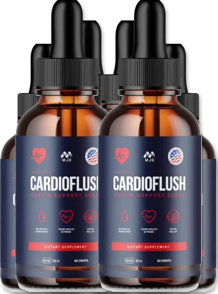 Cardioflush 6-bottle bundle as sold on the official website